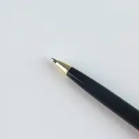 Ручка шариковая, черная, пластик