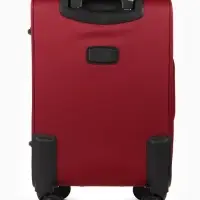 Чемодан на колёсах TEXTURA, кодовый замок, с увеличением, 36&times;25&times;58 см, 20", красный
