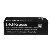 Комплект тетрадей 48 листов в клетку/линейку ErichKrause Noir, 12 штук