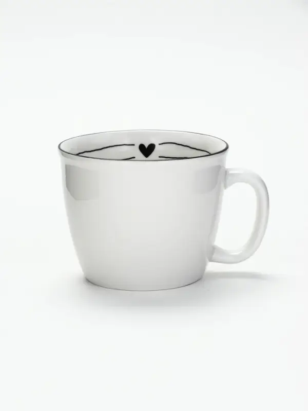 Кружка чайная керамическая &laquo;С любовью&raquo;, 400 мл, ручная работа