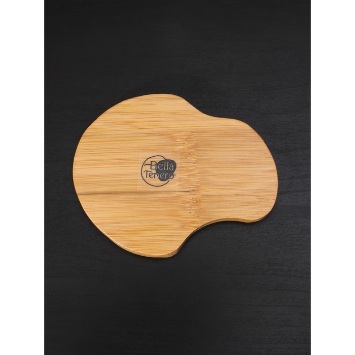 Набор фарфоровый для специй на бамбуковой подставке BellaTenero «Медведица и медвежонок», 2 предмета: солонка 15 мл, перечница 35 мл, цвет белый