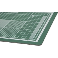 Коврик для резки Topfort 3х-слойный А4 (30х22см),2х-сторонний,зеленый