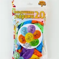 Воздушные шары латексные 12" &laquo;Озорные зверята&raquo;, набор 25 штук