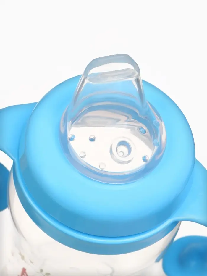 Поильник-непроливайка с носиком, 270 мл, Синий трактор Поильник-непроливайка с носиком, 270 мл, Синий трактор