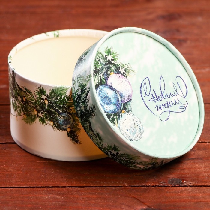 Новый год. Коробка Новый год. Коробка " С Новым Годом" завальцованная без окна ,13 х 8,5 см