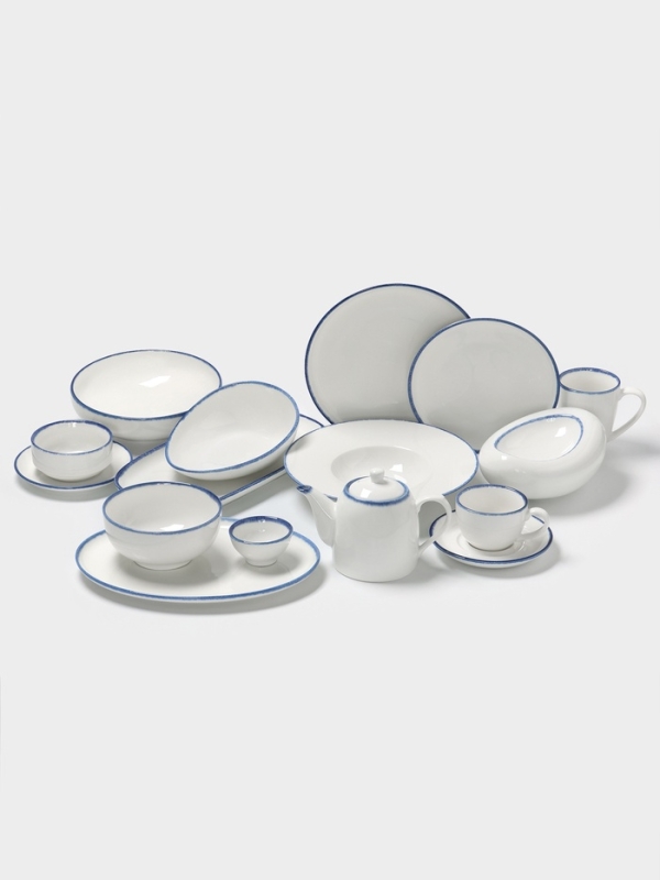 Салатник Салатник "Blue Lagoon" Magistro 13см, 13х6,3, цвет белый, синий