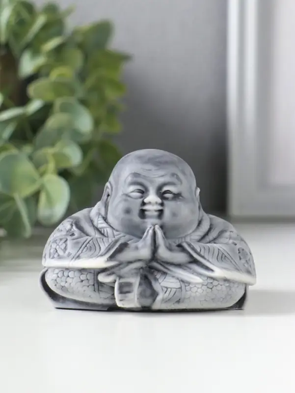 Фигурка &laquo;Китайский Будда&raquo;, мраморная крошка, 5.5 см