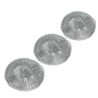 Губки для мытья посуды тм VETTA, 3шт, металл 20г