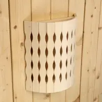 Абажур для бани и сауны &laquo;Косичка&raquo;, липа, 31&times;27&times;10.5 см, настенный, угловой, &laquo;Добропаровъ&raquo;