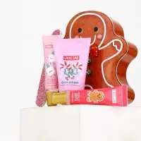 Новогодний подарочный набор косметики: крем для рук, бальзам для губ, пилочка для ногтей, URAL LAB Новогодний подарочный набор косметики: крем для рук, бальзам для губ, пилочка для ногтей, URAL LAB