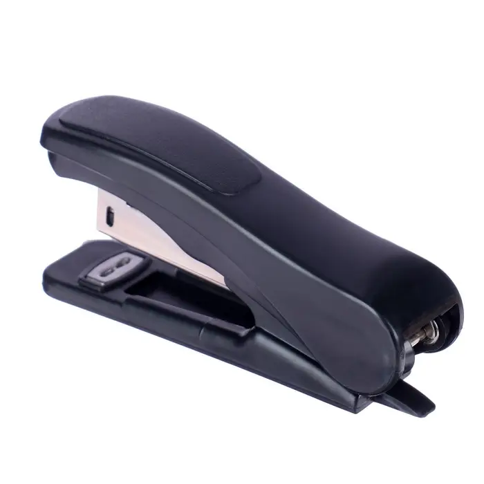 Степлер № 10 Attomex, до 18 листов, встроенный антистеплер, чёрный