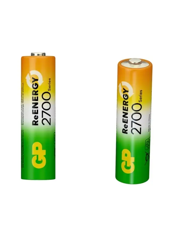 Аккумулятор GP, Ni-Mh, AA, HR6-4BL, 1.2В, 2700 мАч, блистер, 4 шт. Аккумулятор GP, Ni-Mh, AA, HR6-4BL, 1.2В, 2700 мАч, блистер, 4 шт.