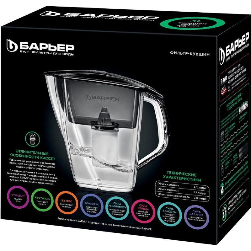 Фильтр -кувшин Барьер Grand Neo (4.2 / 2.3л) ультрамарин, B011P00