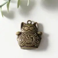 Сувенир металл "Котик Манэки-нэко" 1х3х3,3 см