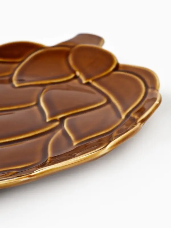 Тарелка плоская новогодняя &laquo;Зимний лес&raquo;, 20&times;17 см