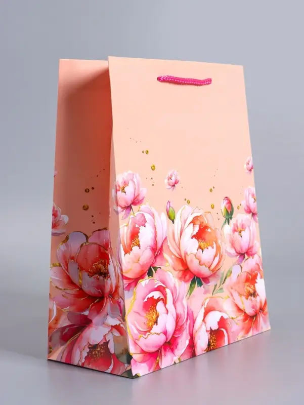 Пакет подарочный ламинированный &laquo;Прекрасной&raquo;, 26&times;12&times;32 см