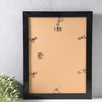 Фоторамка пластик 30х40 см "Гедеон" чёрный с золотом 47х37х2 см