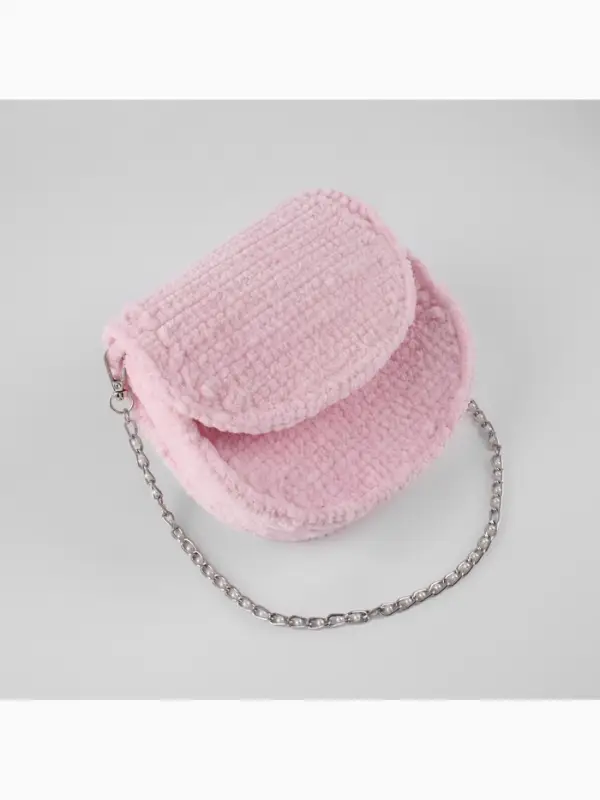 Канва-основа для вышивания сумки, пластиковая, 42&times;24 см, цвет белый