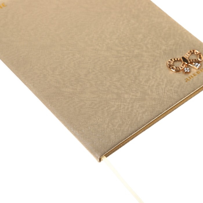 Дневник универсальный для 1-11 класса Bow, твёрдая обложка, искусственная кожа, тиснение фольгой, ляссе, 80 г/м2