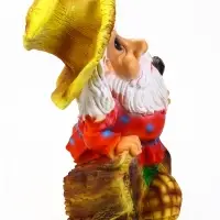 Садовая фигура из полистоуна &laquo;Гном - лесовик&raquo;, 49&times;27&times;35 см