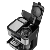 Кофейная станция кофеварка рожковая капельная КТ-7524 1800Вт