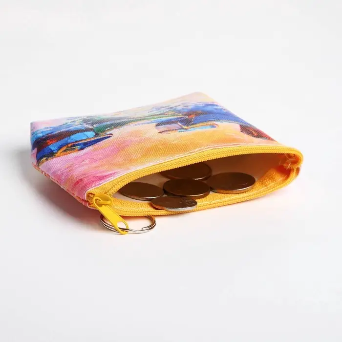 Кошелёк &laquo;Набережная&raquo;, монетница, на молнии, Выбражулька, МИКС