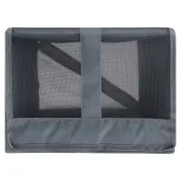 VETTA Швеция Короб для обуви складной на молнии, 34х22х16см, полиэстер, ПЕВА, серый