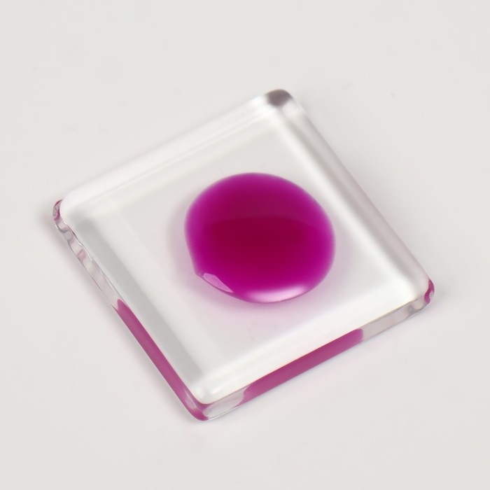 Гель лак для ногтей «GLOW IN THE DARK», 3-х фазный, 8 мл, LED/UV, люминесцентный, цвет фиолетовая фуксия (47)