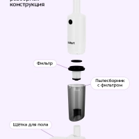 Вертикальный пылесос для дома КТ-5351 - 400 Вт