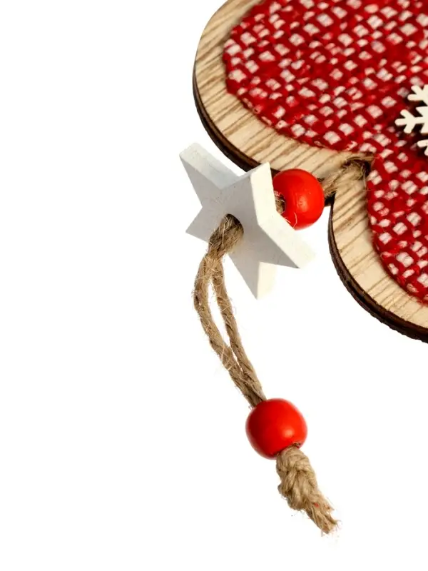 Елочная игрушка Лесная мастерская &laquo;Зимний вечер&raquo;, МИКС, красная