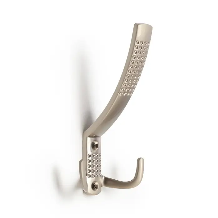 Крючок мебельный ТУНДРА TKT001, трехрожковый, матовый никель