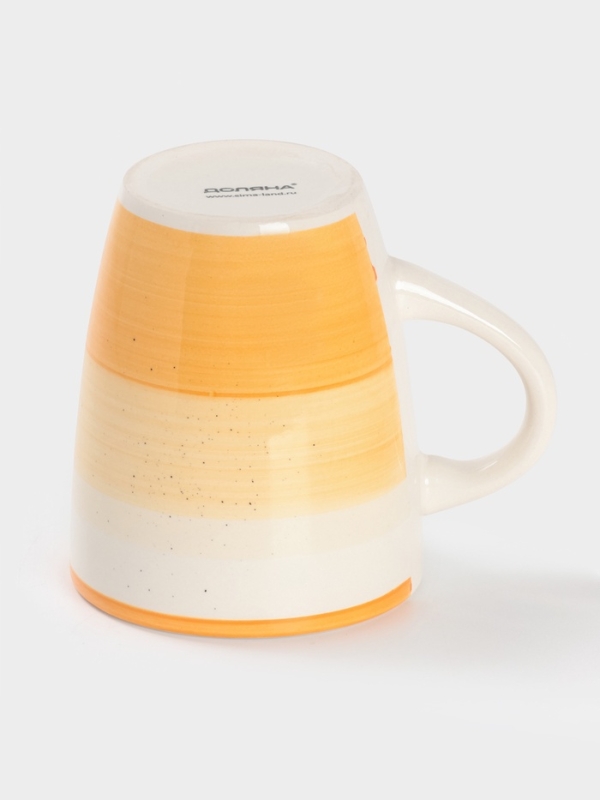 Кружка Доляна "А-ля Прима" 360мл, 13х9х10,5, цвет оранжевый