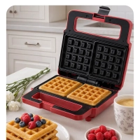 Вафельница для бельгийских вафель КТ-3654 - 750 Вт