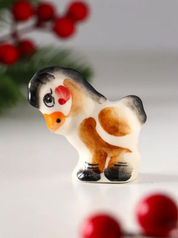 Сувенир Жеребенок Пупс Саша, 5х5 см, гжель, цвет