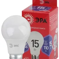 Лампа светодиодная LED 15 Вт 1200Лм 6500К груша холодный E27 220-240В LED A60-15W-865-E27 Red Line