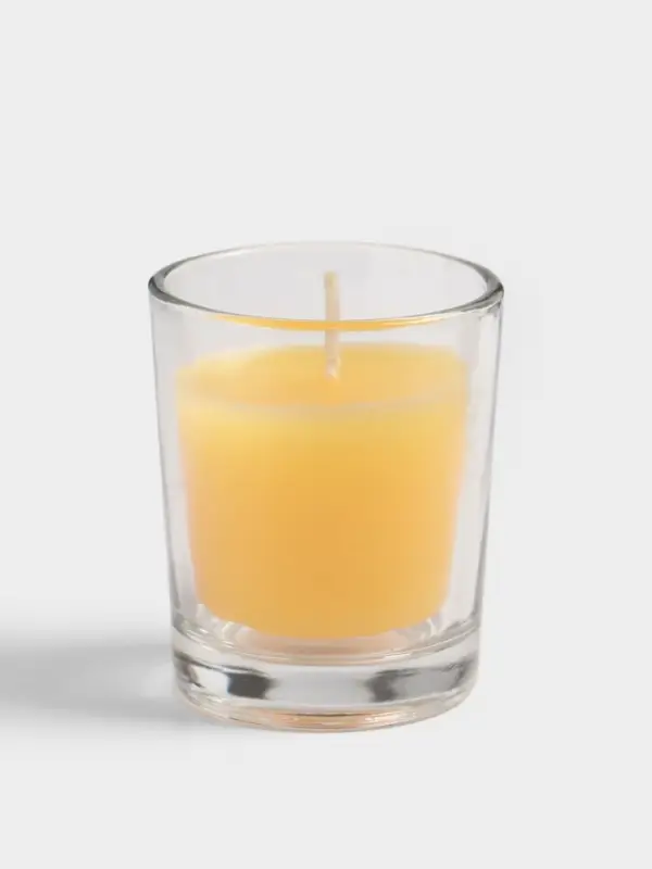 Свечи в стакане DAZZLE CANDLE 70 г, набор 2 шт., лимон