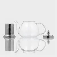 Чайник заварочный Magistro &laquo;Жак&raquo;, 700 мл, 19&times;12&times;12 см, с металлическим ситом, стекло, прозрачный