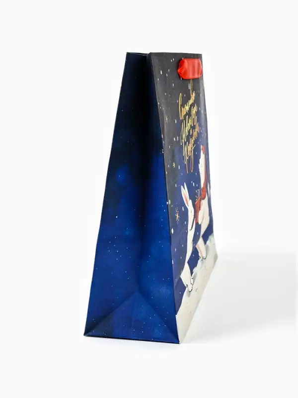 Пакет подарочный новогодний &laquo;В Новогоднюю ночь&raquo;, 30&times;9&times;25.5 см