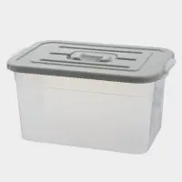 Контейнер для хранения с крышкой, 15 л, 41.5&times;27&times;22 см, пластик, МИКС