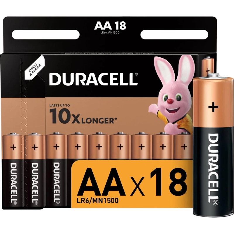 Батарейка DURACELL BASIC АА/LR6 бл/18шт