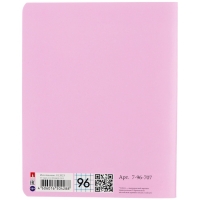 Тетрадь 96л кл ZEFIR COLORS, МИКС