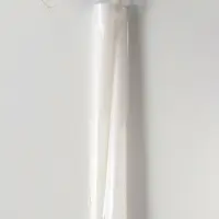 Набор свечей античных 25 см, 2 шт., 58 г, 7 ч, белый