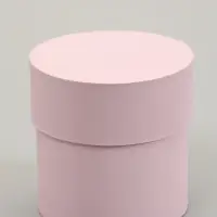 Набор круглых коробок 5 в 1 &laquo;Нюд&raquo;, 20&times;20&times;20 - 11&times;11&times;11 см