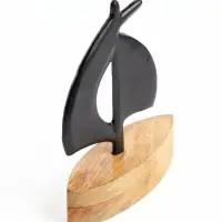 Сувенир интерьерный &laquo;Парусник&raquo;, 17&times;6&times;25 см, алюминий, дерево