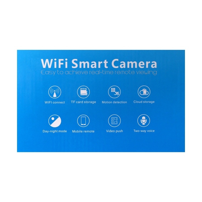 Видеокамера WiFi Cam-15, IP, 2 Мп, поворот 355 °, микрофон, 3.6 мм объектив, белая