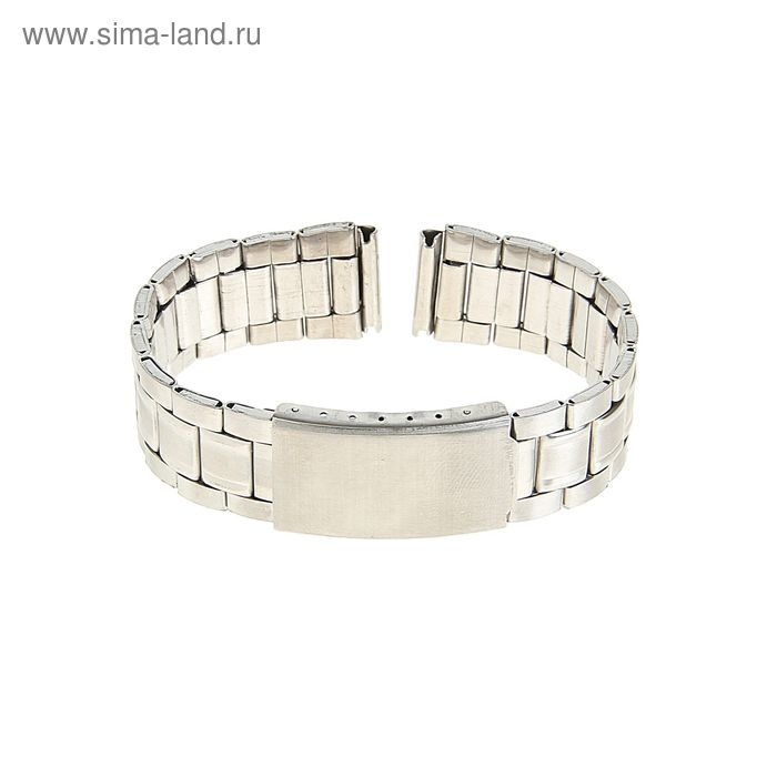 Ремешок для часов Ремешок для часов "Соломон", 18 мм, металл, l-18 см, хром