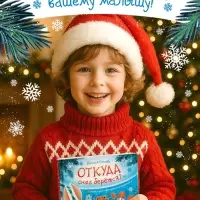 Книга новогодняя «Откуда снег берётся?», 32 стр., в твёрдом переплёте Книга новогодняя «Откуда снег берётся?», 32 стр., в твёрдом переплёте