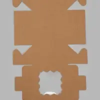 Коробка 10,2 х 10,2 х 5,9 см Бурая (фас 20шт)