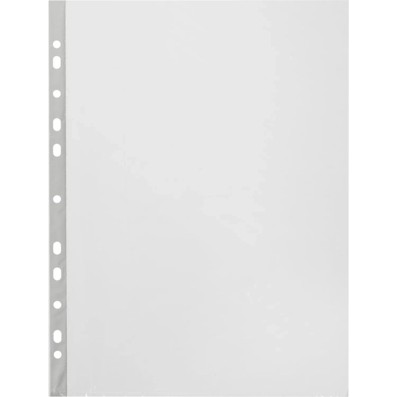 Файл-вкладыш А4 100шт/уп, гладкая Элементари 0,45 мм