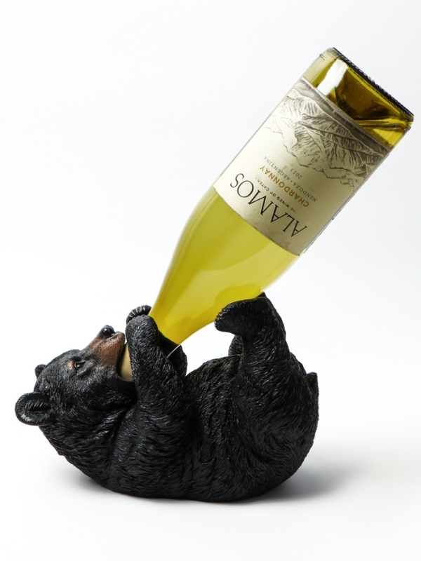 Подставка для бутылки  Подставка для бутылки "Мишка" 21х11х15см